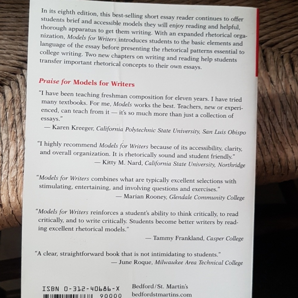 Models For Writers Book - Picture 2 of 2